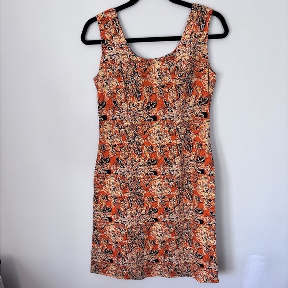 Krist Gudnason California Dresses & Skirts - Vintage Krist Gudnason California Zip Up Batik style Pattern Sleeveless Size M